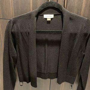 Calvin Klein M cropped sweater cardigan